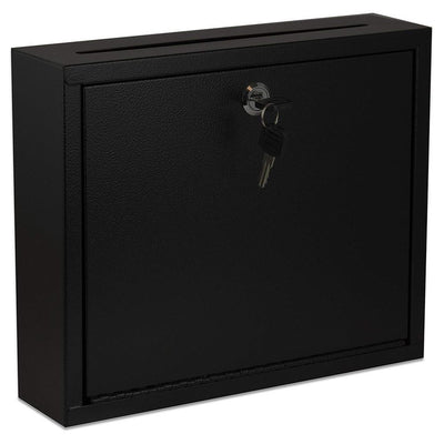 Large Size Black Steel Multi-Purpose Drop Box - Super Arbor