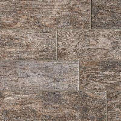 Marazzi 
    Montagna Rustic Bay 6 in. x 24 in. Glazed Porcelain Floor and Wall Tile (14.53 sq. ft. / case) - Super Arbor