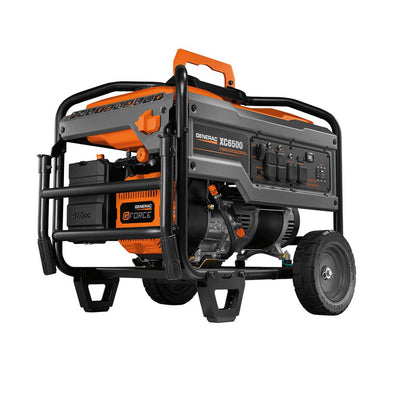 Generac XC 6500-Watt Gasoline Powered Portable Generator, CARB Compliant - Super Arbor