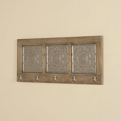 Natural Wood Wall Coat Hooks - Super Arbor