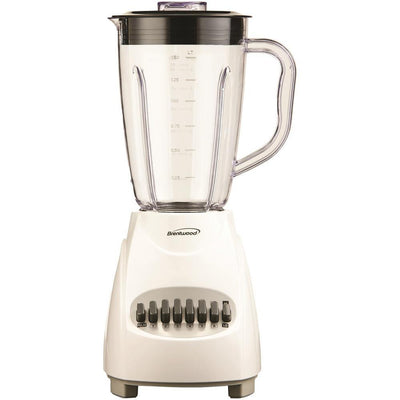 50 oz. 12-Speed White Electric Blender with Plastic Jar - Super Arbor