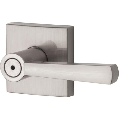 Prestige Spyglass Satin Nickel Bed/Bath Door Lever - Super Arbor