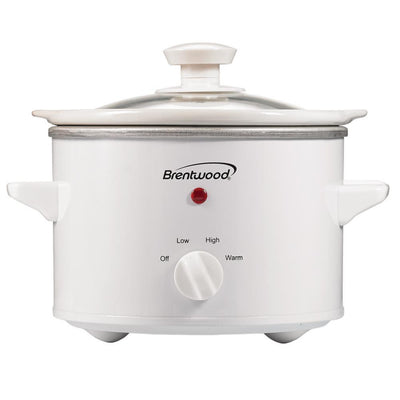 1.5 Qt. White Slow Cooker - Super Arbor