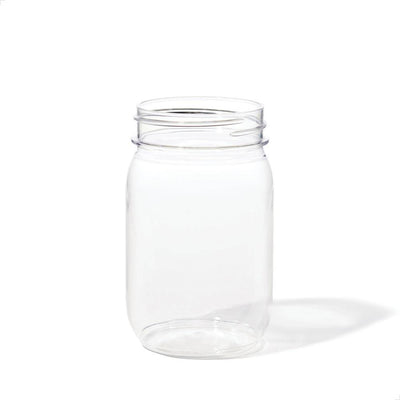 Unbreakable 16 oz. Plastic Mason Jars (Set of 48) - Super Arbor