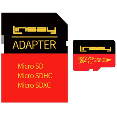 High Speed Micro SD Card 256GB V30 4K ULTRA HD - Super Arbor