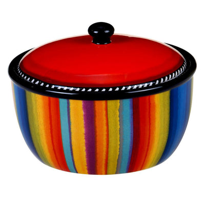 Sierra 8.25 in. Multicolored Bean Pot - Super Arbor