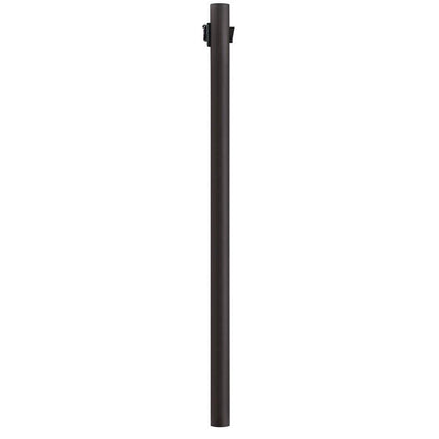 8 ft. Bronze Outdoor Direct Burial Lamp Post with Convenience Outlet and Dusk to Dawn Photo Sensor fits 3 in. Post Top - Super Arbor