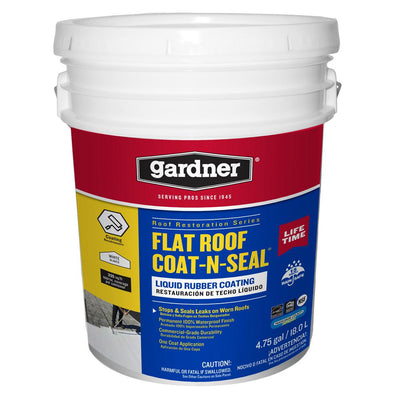 5 Gal. Flat Roof Coat-n-Seal Liquid Rubber Coating - Super Arbor