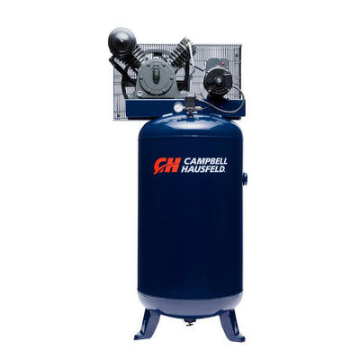 80 Gal. Vertical Two Stage Stationary Electric Air Compressor 14CFM 5HP 230V 1PH (HS5180) - Super Arbor