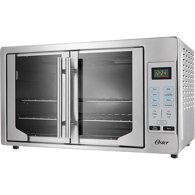 Silver Countertop Digital French Door Convection Oven - Super Arbor