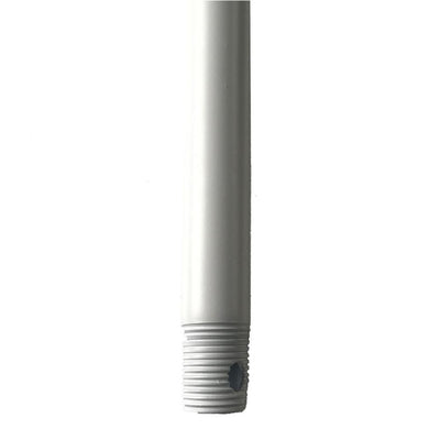 18 in. Matte White Ceiling Fan Extension Downrod for Modern Forms or WAC Lighting Fans - Super Arbor