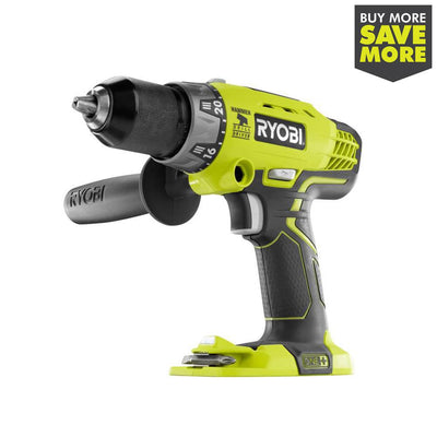 18-Volt ONE+ Cordless 1/2 in. Hammer Drill/Driver (Tool Only) with Handle - Super Arbor