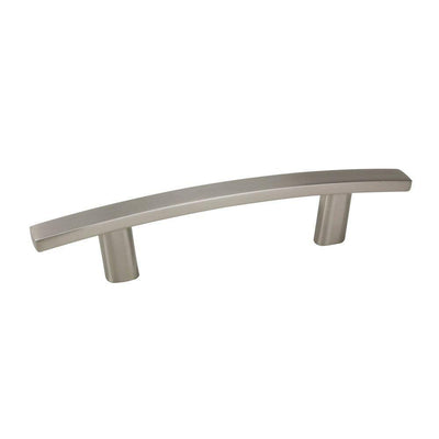 3 in. (76 mm) Center-to-Center Brushed Nickel Transitional Drawer Pull (10-Pack) - Super Arbor