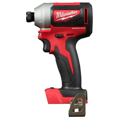 M18 18-Volt Lithium-Ion Brushless Cordless 1/4 in. Impact Driver with 3-Speeds (Tool-Only) - Super Arbor