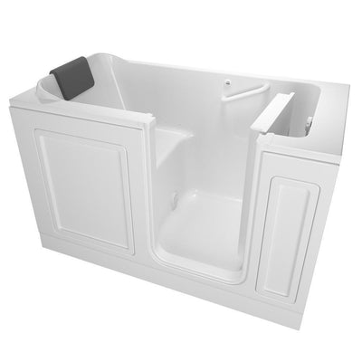 Acrylic Luxury Series 59.5 in. Right Hand Walk-In Soaking Tub in White - Super Arbor