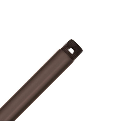 24 in. Original Chestnut Brown Double Threaded Extension Downrod for 11 ft. ceilings - Super Arbor