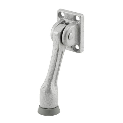 Cast Iron, Aluminum Finish, Drop Down Door Holder - Super Arbor