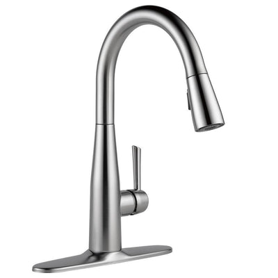 Essa Touch2O Technology Single-Handle Pull-Down Sprayer Kitchen Faucet with MagnaTite Docking in Arctic Stainless - Super Arbor
