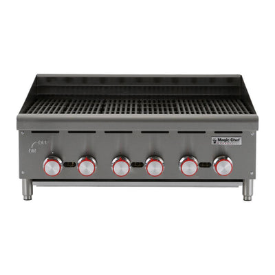 Commercial 36 in. Countertop Radiant Charbroiler - Super Arbor