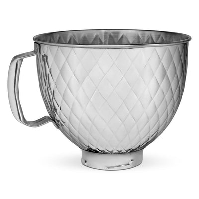 5 Qt. Tilt Head Quilted Stainless Steel Bowl - Super Arbor