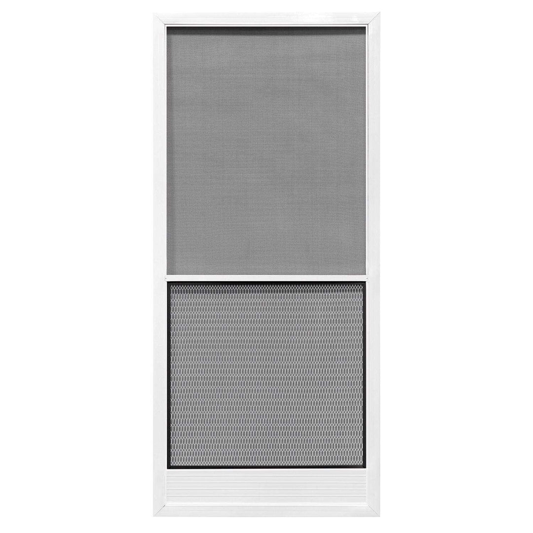 Precision 79-3/4 in. H X 35-1/4 in. W Capri White Steel Screen