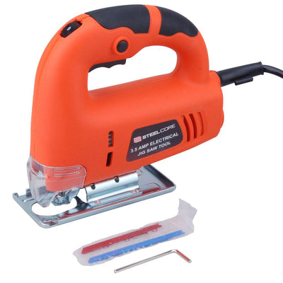 3.5 Amp Corded Electric Jig Saw Tool with Variable Speed Capability - Super Arbor