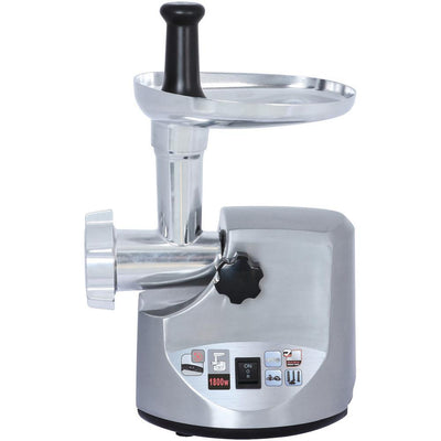 1800-Watt Silver Heavy-Duty Meat Grinder - Super Arbor