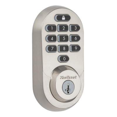 HALO Satin Nickel Keypad Wi-Fi Electronic Single-Cylinder Smart Lock Deadbolt featuring SmartKey Security - Super Arbor