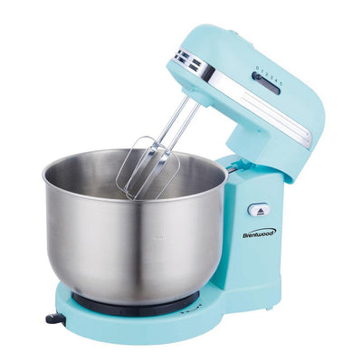 3 Qt. 5-Speed Blue with Stainless Steel Mixing Bowl Stand Mixer - Super Arbor