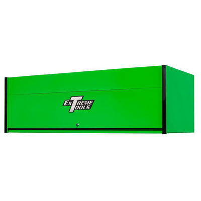 RX Professional 72 in. 0-Drawer Triple-Bank Extreme Power Workstation Hutch in Green with Black Trim - Super Arbor