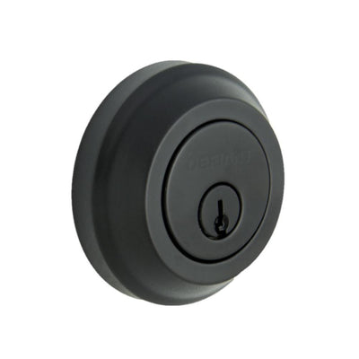 Low Profile Matte Black Single Cylinder Deadbolt - Super Arbor