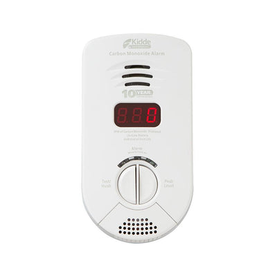 10-Year Worry Free Plug-In Carbon Monoxide Detector with Battery Backup, Digital Display, and Voice Alarm - Super Arbor