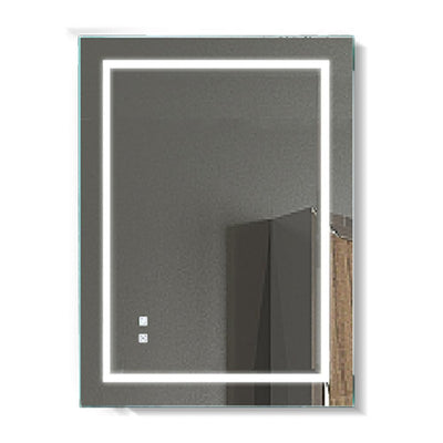 28 in. x 36 in. Frameless Single Wall Mounted Vanity Bathroom LED Mirror/Touch On/OFF Dimmer and Anti-Fog Function - Super Arbor