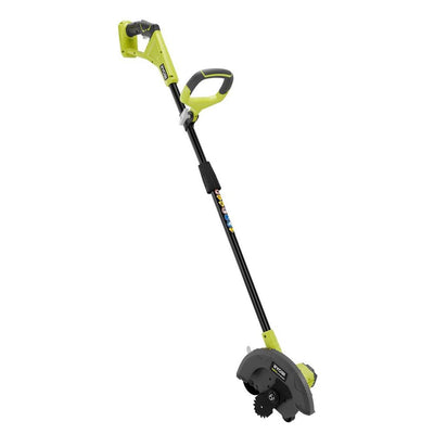 RYOBI ONE+ 9 in. 18-Volt Lithium-Ion Cordless Battery Edger (Tool Only) - Super Arbor