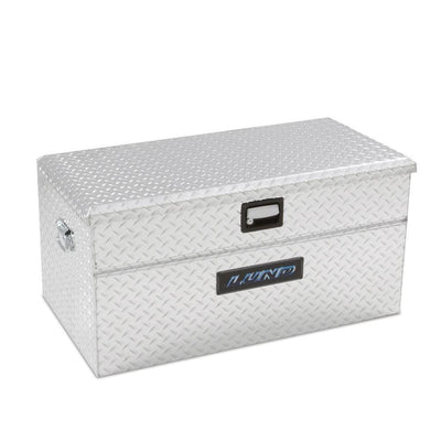 Lund 36 in Diamond Plate Aluminum Flush Mount Full Size Chest Truck Tool Box with mounting hardware and keys included, Silver - Super Arbor