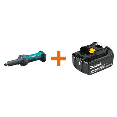 18-Volt LXT Lithium-Ion 1/4 in. Cordless Die Grinder (Tool-Only) with bonus 18-Volt LXT Lithium-Ion Battery Pack 5.0Ah