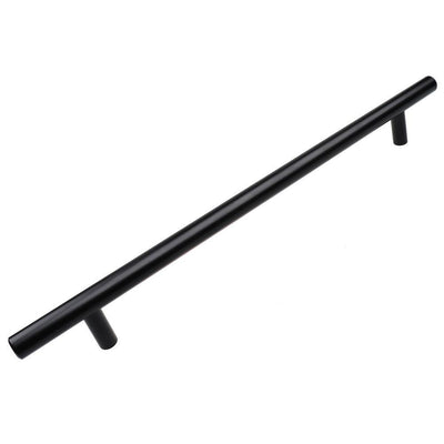 9 in. Matte Black Solid Cabinet Handle Drawer Bar Pulls (10-Pack) - Super Arbor