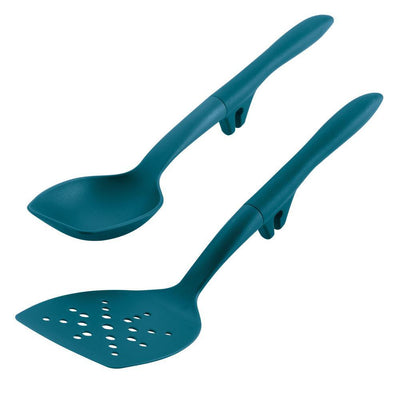 Tools and Gadgets Teal Lazy Flexi Turner and Scraping Spoon Set - Super Arbor