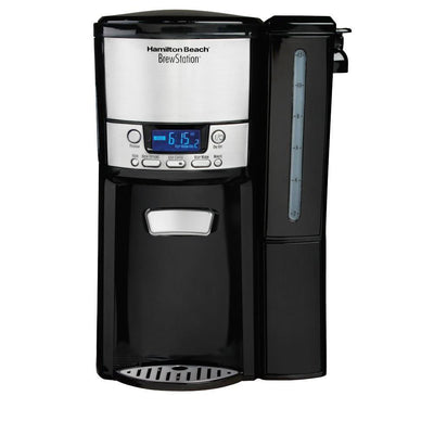 BrewStation 12-Cup Black Drip Coffee Maker with Built-In Timer - Super Arbor