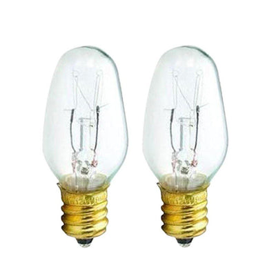 Philips 15-Watt C7.5 Incandescent Clear Candelabra Base Light Bulb (2-Pack) - Super Arbor