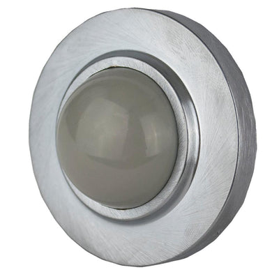 Satin Chrome Concave Wall Stop - Super Arbor