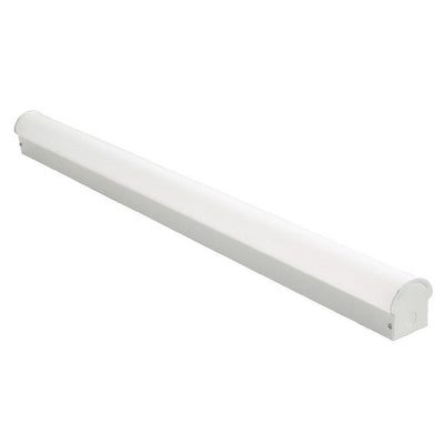 4 ft. 64-Watt Equivalent 36-Watt Integrated LED White Linear Strip Light 5000K 4910 Lumens Multi-Volt Daylight - Super Arbor