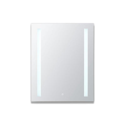 Royale Basic 24 in. W x 30 in. H Recessed or Surface Mount Medicine Cabinet with Single Door, LED Lighting, Left Hinge - Super Arbor