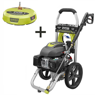 RYOBI 2,900 PSI 2.3 GPM Gas Pressure Washer with 15 in. Surface Cleaner - Super Arbor