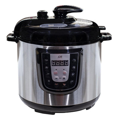 6 Qt. Stainless Steel Electric Pressure Cooker with Built-In Timer - Super Arbor