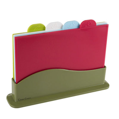 5-Piece Plastic Cutting Board Set - Super Arbor