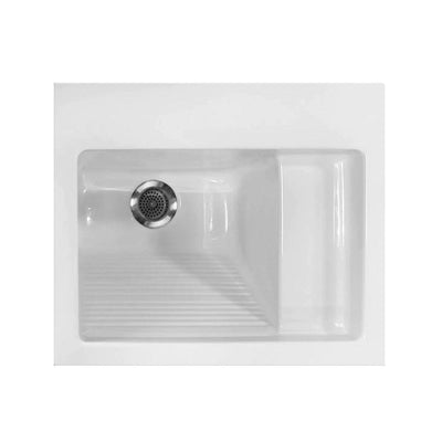 21 in. x 26 in. Acrylic Laundry Sink - Super Arbor