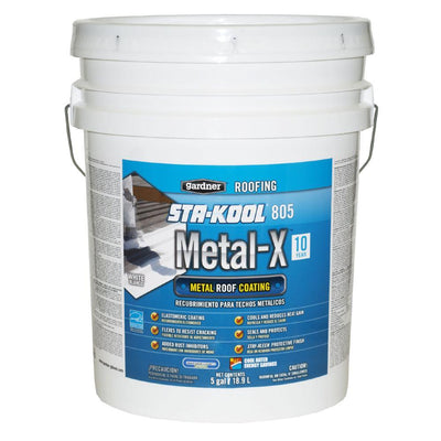 5-Gal. Sta-Kool 805 Metal-X Metal Roof Coating - Super Arbor