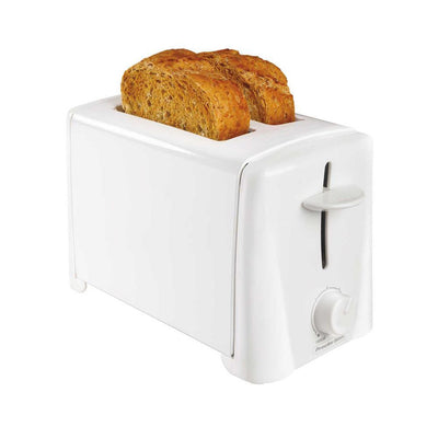 2-Slice White Toaster - Super Arbor