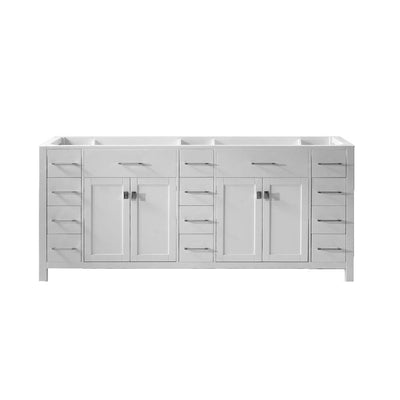 Caroline Parkway 72 in. W Bath Vanity Cabinet Only in White - Super Arbor